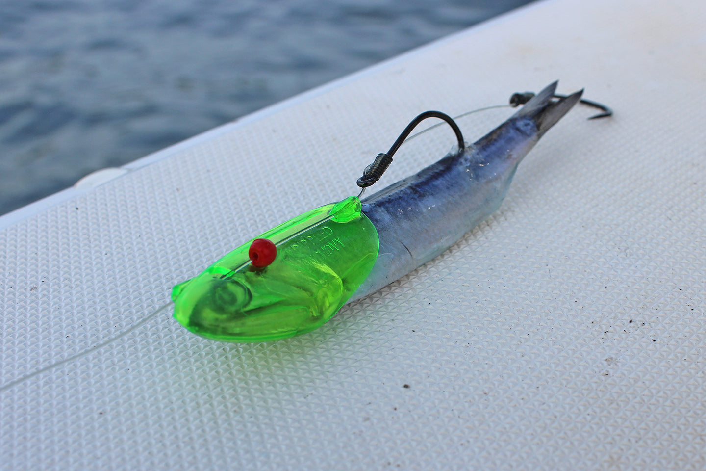 Flasher & Bait Helmet Setup - Salmon Fishing with Anchovy and Herring Seattle Fishing Company Flasher & Bait Helmet Setup - Salmon Fishing with Anchovy and Herring Seattle Fishing Company