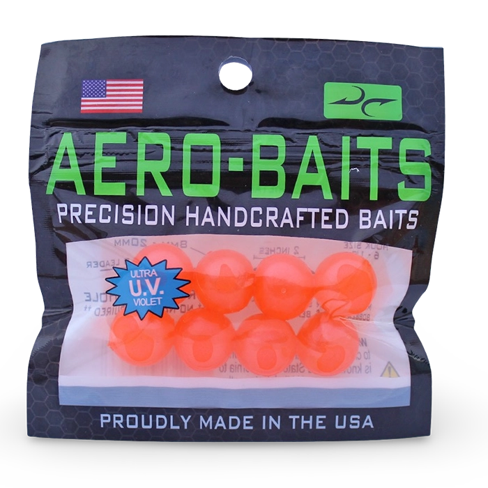 Aero-Baits Soft Beads Steelhead Orange