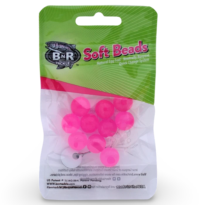 BnR Tackle Soft Beads Cerise