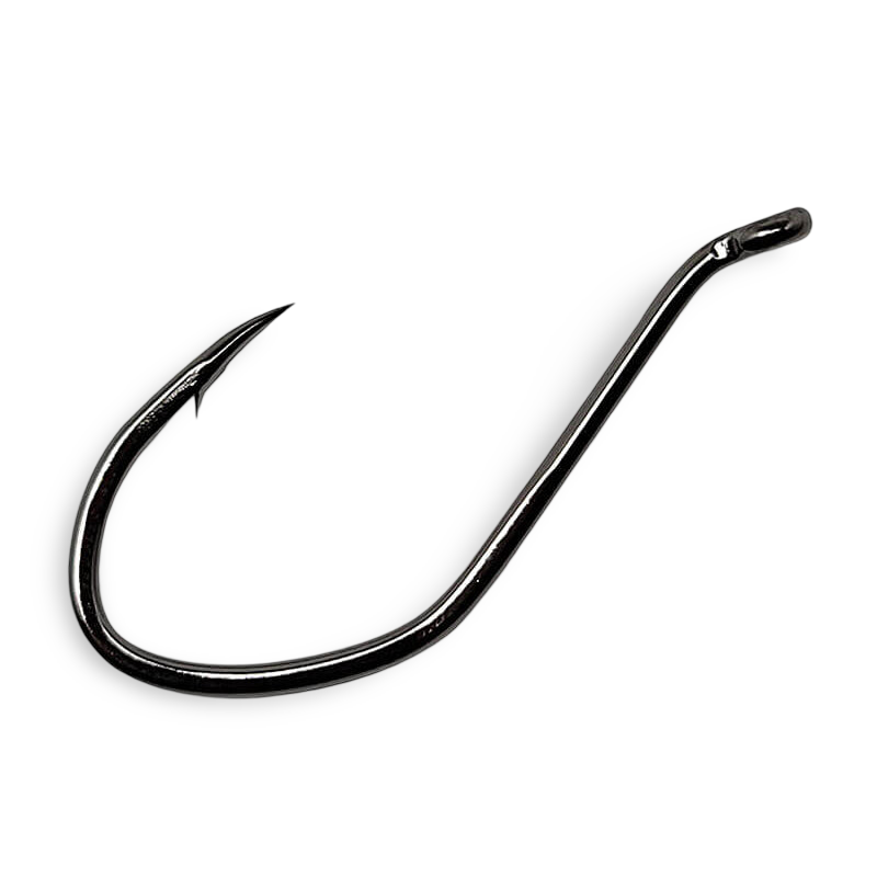black fishing hook Hooks 3X Strong VMC Neko Hook - Black