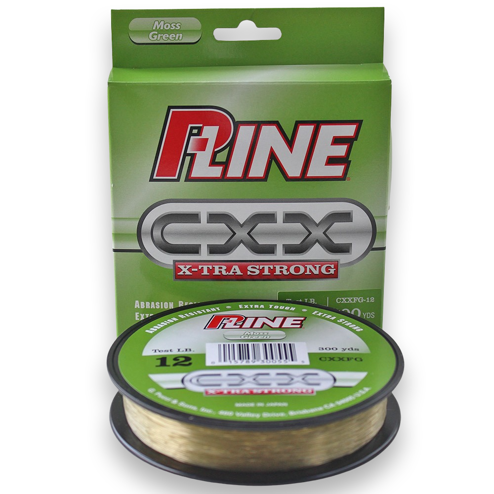 P-LINE CXX X-TRA STRONG COPOLYMER FISHING LINE 300YDS MOSS GREEN P-LINE CXX X-TRA STRONG COPOLYMER FISHING LINE 300YDS MOSS GREEN
