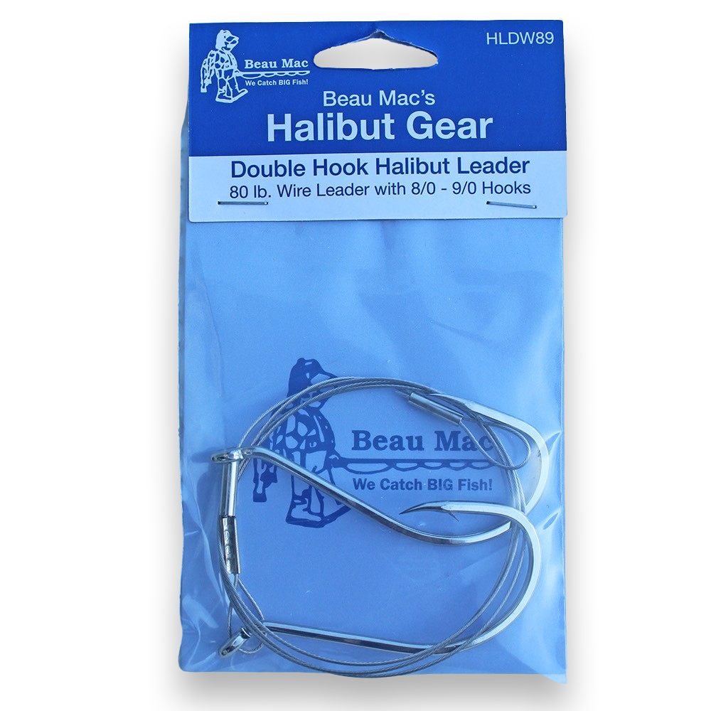Beau Mac Halibut Leader, 80 lb, Wire:9/0-10/0, Size: 80 lbs Beau Mac Halibut Leader, 80 lb, Wire:9/0-10/0, Size: 80 lbs