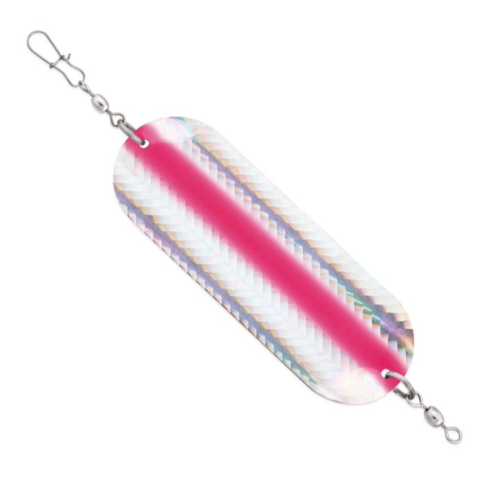 Luhr Jensen Trout Kokanee Dodger Chrome Pink Reflex