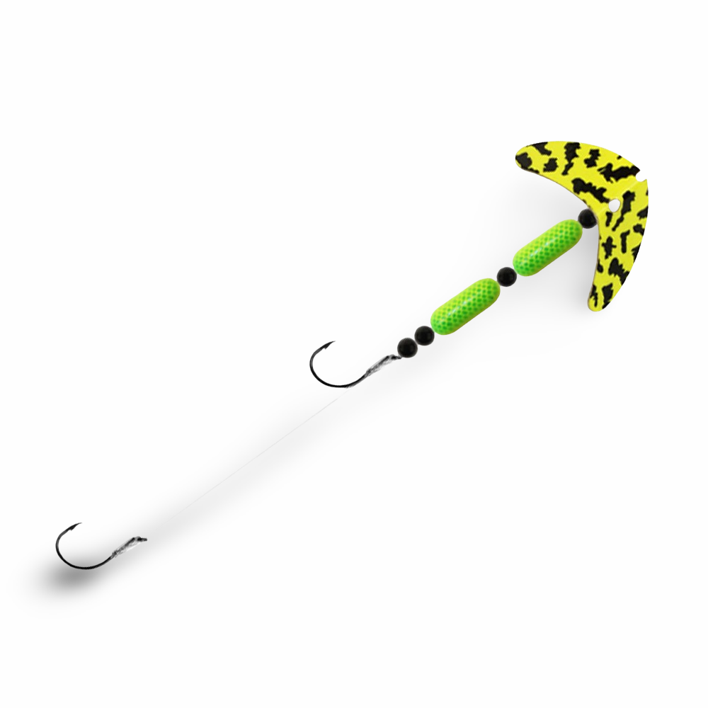 Macks Cha Cha Crawler Harness Chart Black Tiger Chart Green Scale