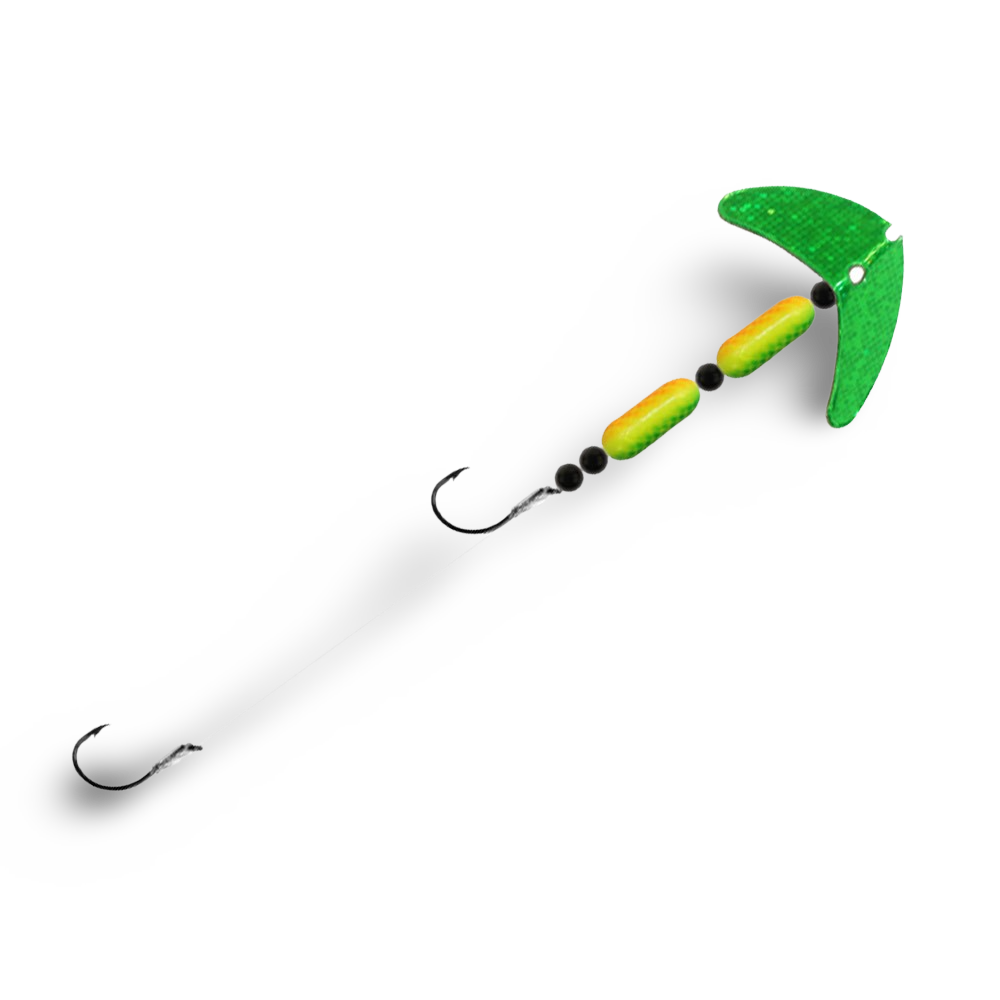 Macks Cha Cha Crawler Harness Green Sparkle Fire Tiger