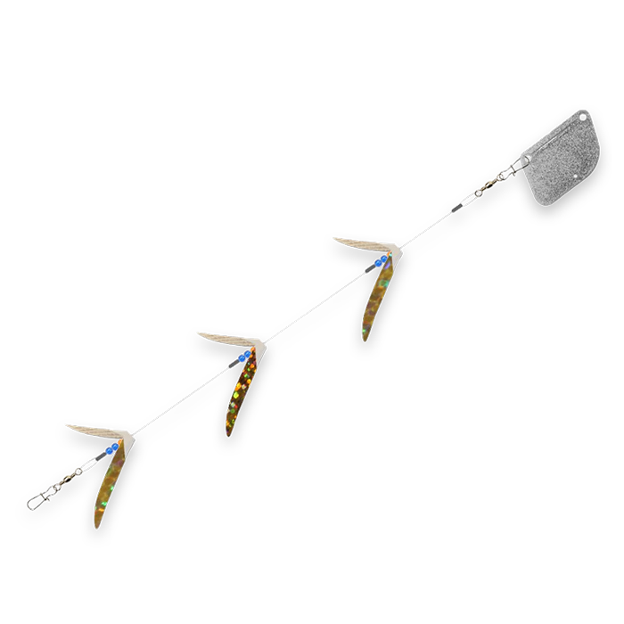 all troll light fishing pole Mack's Lure 60540 Flash Lite Trolls - 3 Blade Series lure or live bait behind the troll Flash Lite Trolls are the industries only full Pro-Troll ProFlash Lighted ProChip Flasher