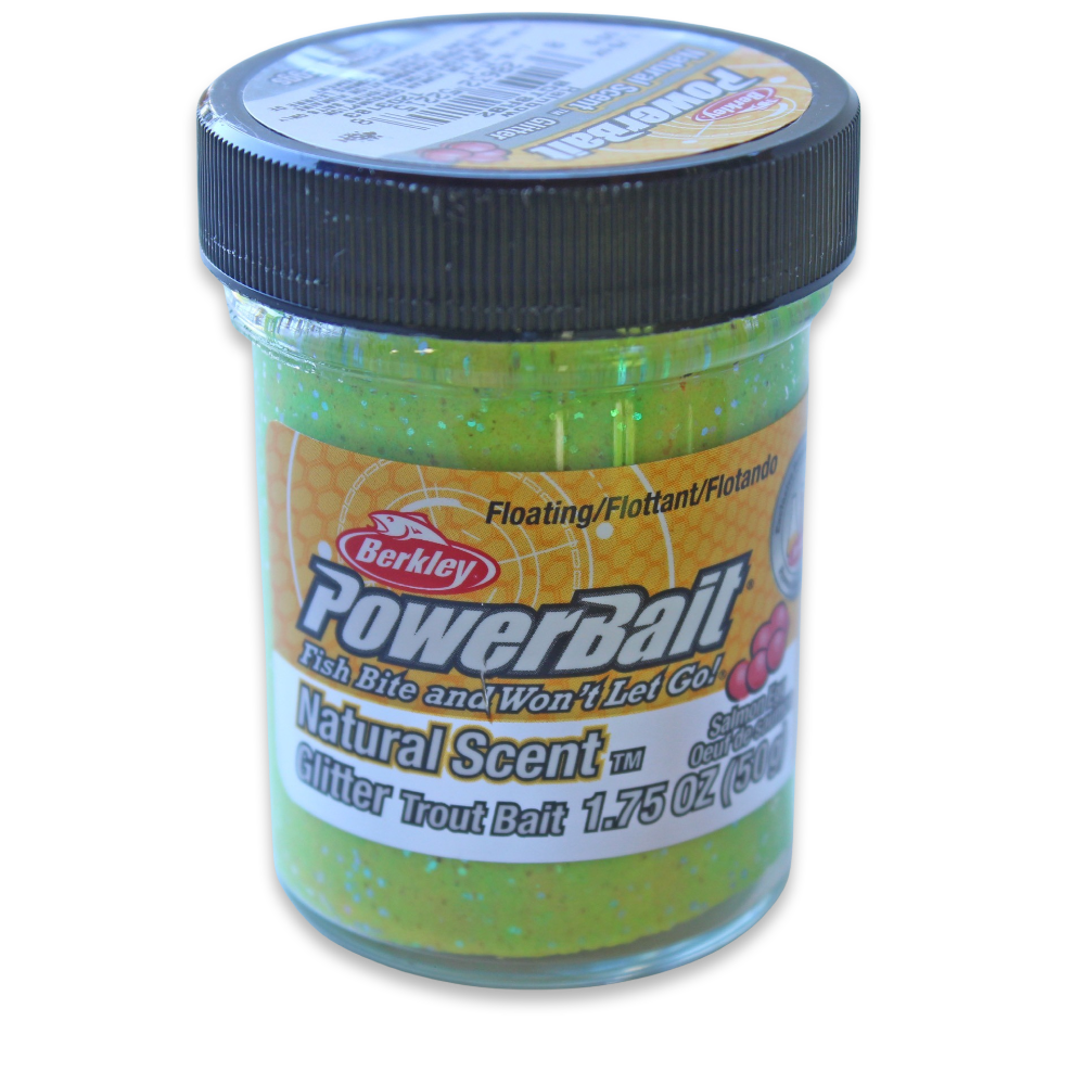 berkley fish bites Powerbait Natural Scent Glitter Salmon Egg
