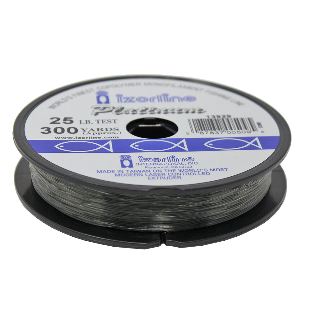 izorline braided fishing line Izorline Platinum Co-Polymer Mono Line 25lb 300yd Green 5095