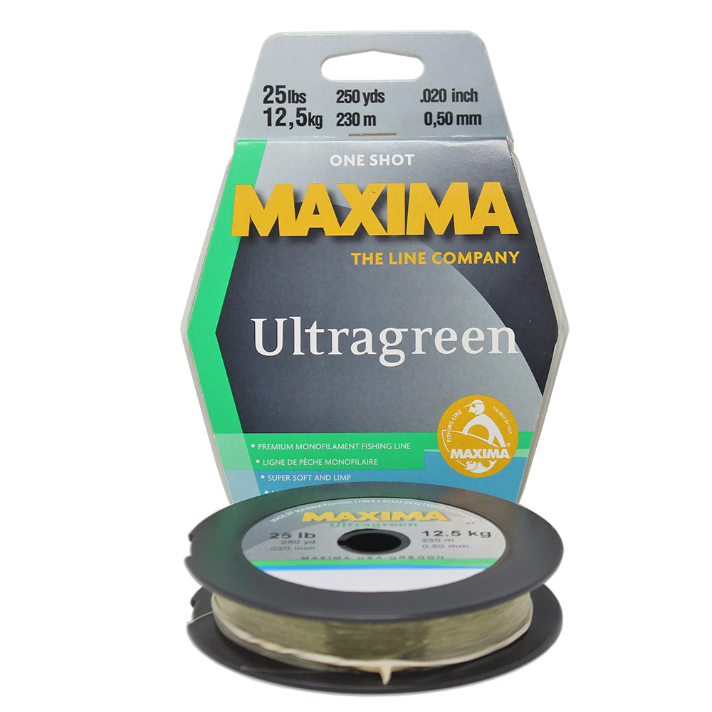 bulk spools of maxima fishing line Maxima Ultragreen One-Shot Spool