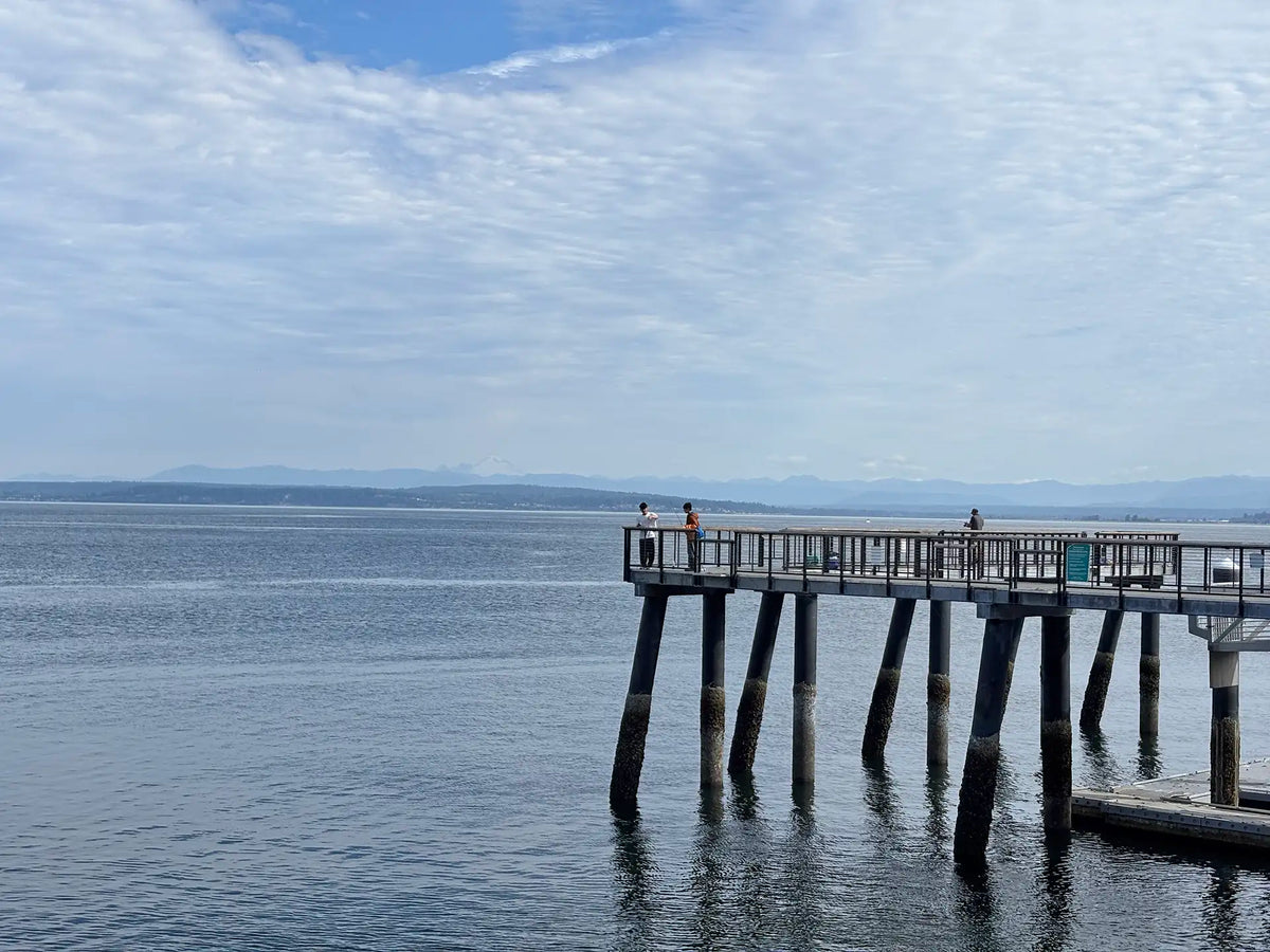 Fishing on the Mukilteo Pier