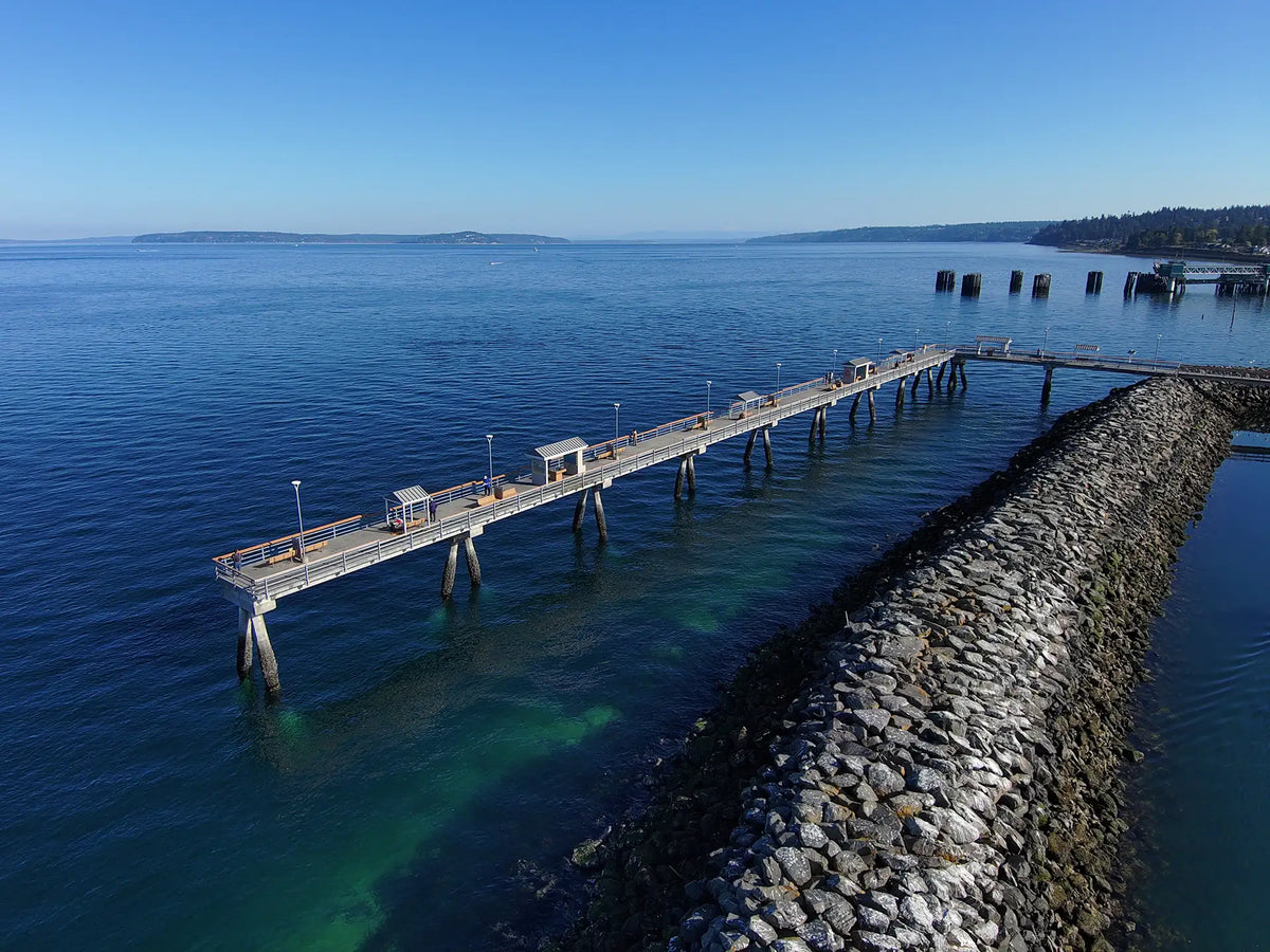 Fishing on the Edmonds Pier