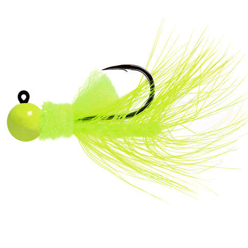 Aerojig Hackle 1/8 to 1/4 Ounce - Chartreuse & Chartreuse