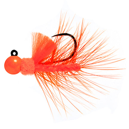 Aerojig Hackle 1/8 to 1/4 Ounce - Orange & Orange