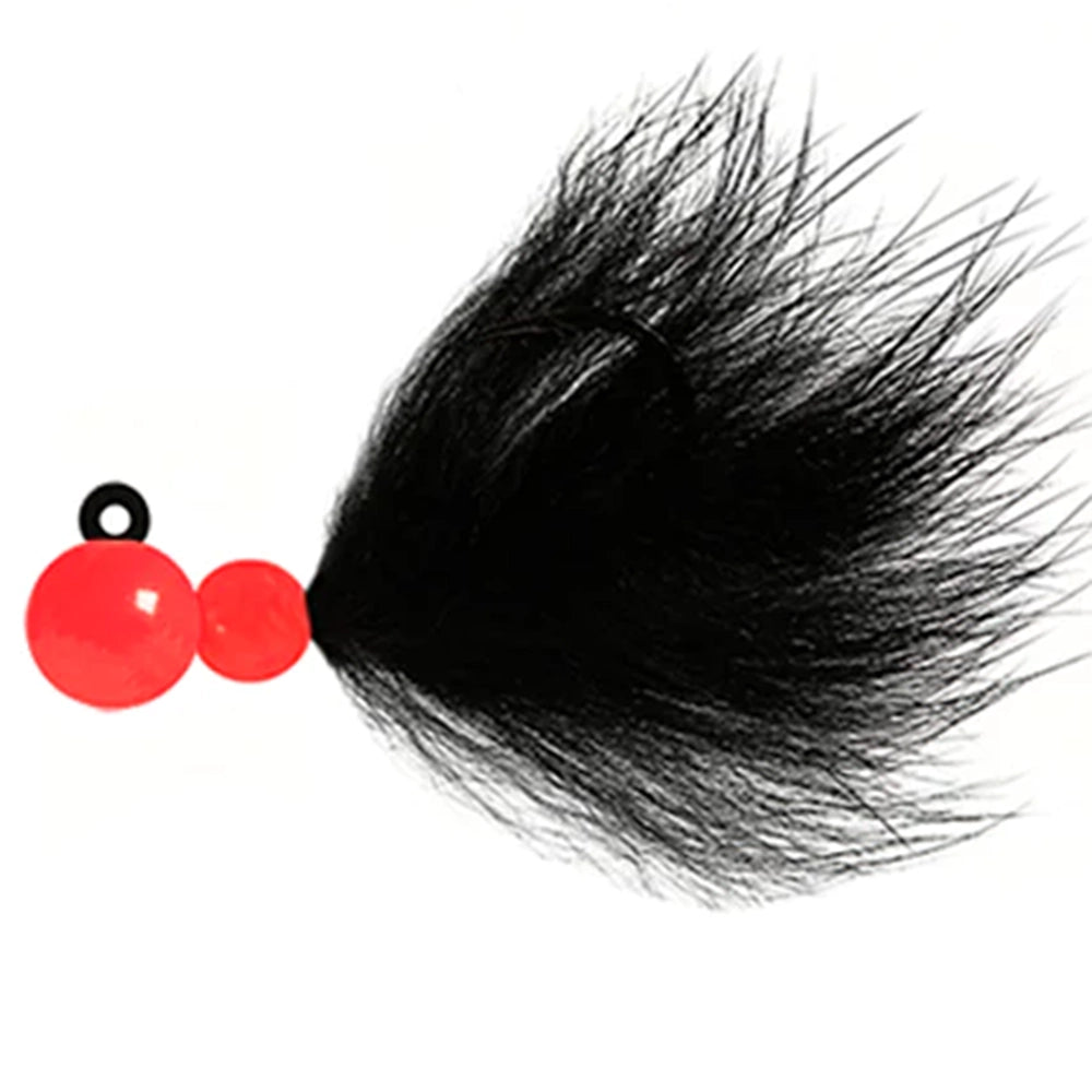 Aerojig Rabbit Bead Jig 1/8 to 1/4 Ounce - Cerise & Black