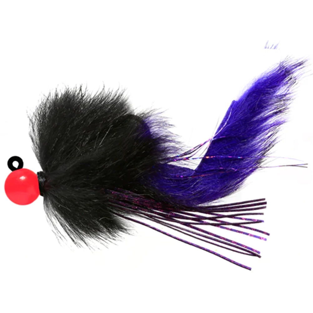 Aerojig Twitching Jig 3/8 to 1/2 Ounce - Cerise & Black, Purple