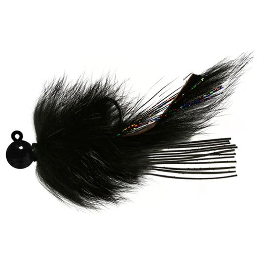 Aerojig Twitching Jig 3/8 to 1/2 Ounce - Black