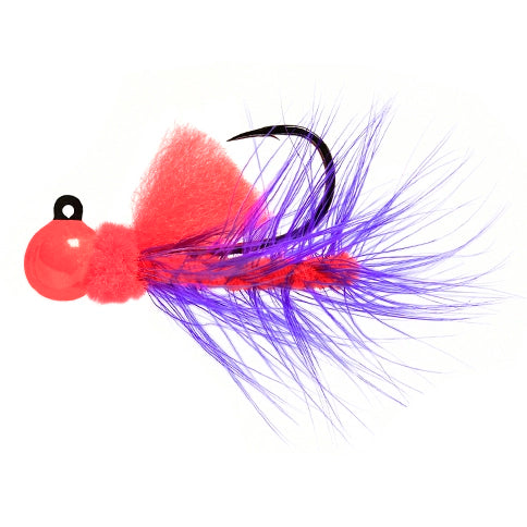 Aerojig Hackle Jig Flame Flame Purple