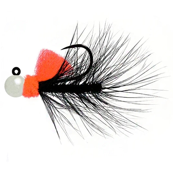 Aerojig Hackle Jig Nightmare Orange