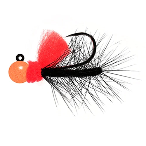 Aerojig Hackle Jig Nightmare Peach Peach