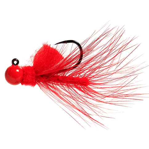 Aerojig Hackle Jig Red Red