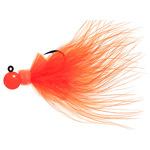 Aerojig Marabou Jig Orange Orange Flame