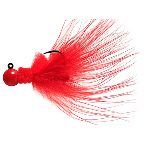 Aerojig Marabou Jig Red