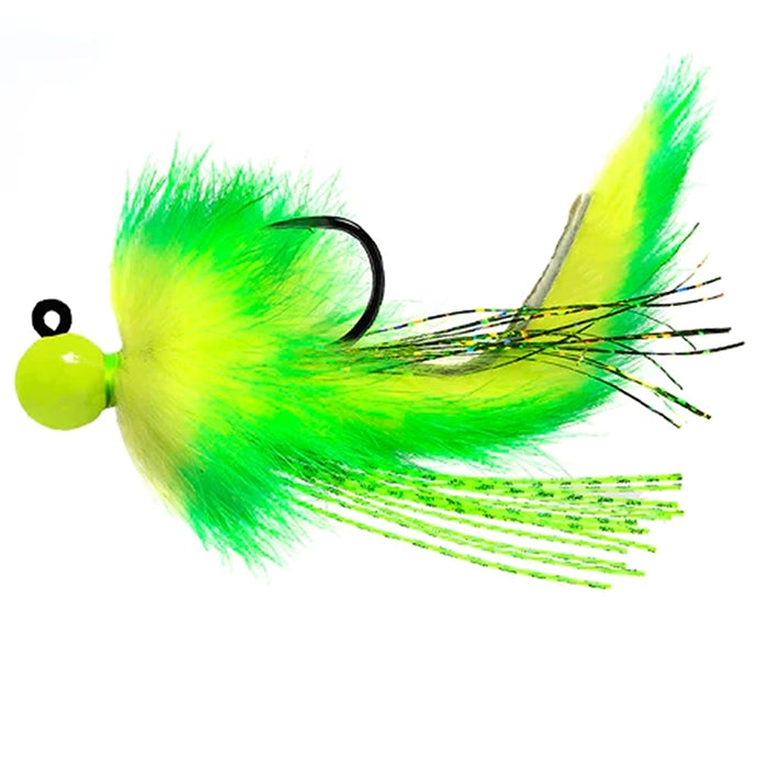 Aerojig Twitching Jig Chartreuse Chartreuse Green