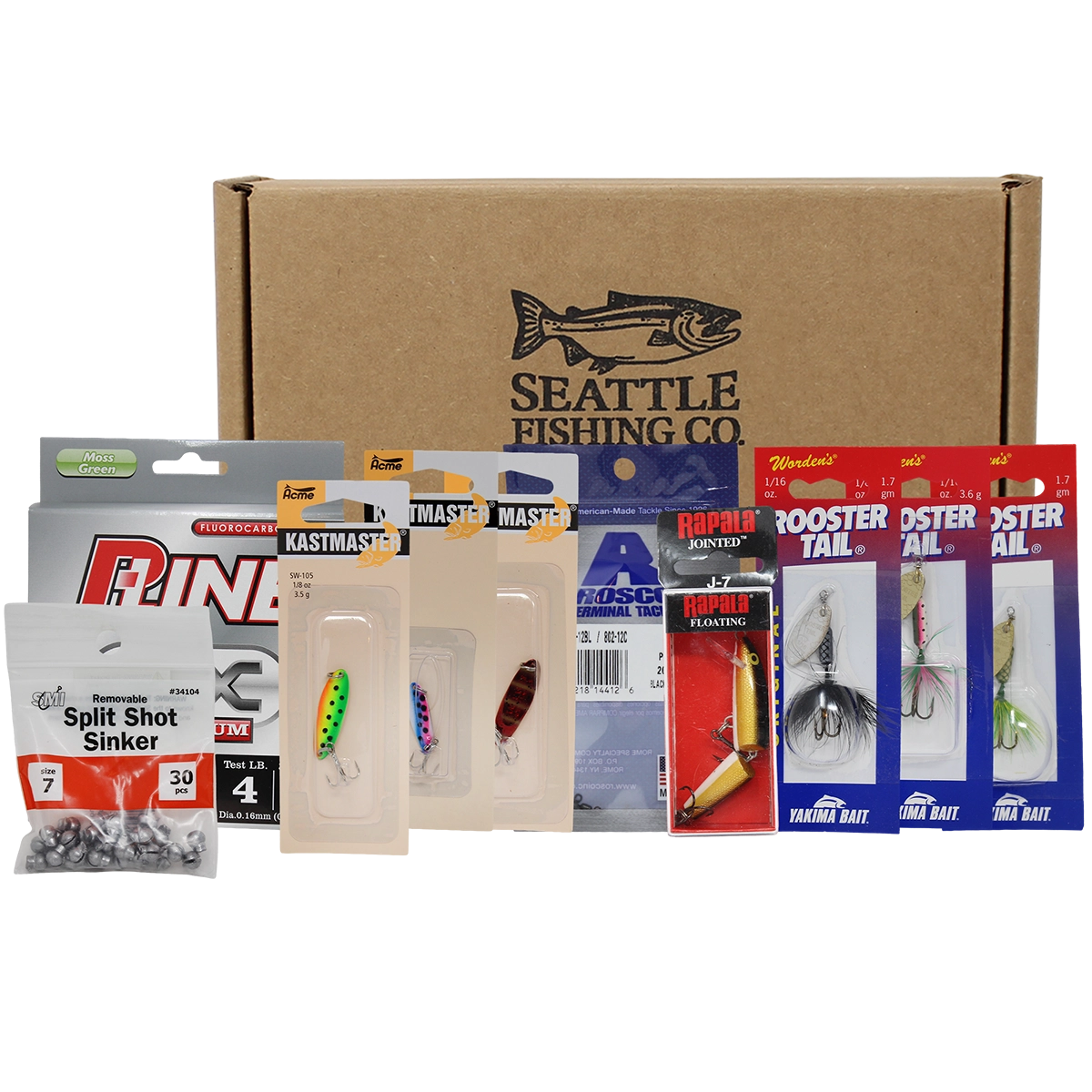 Alpine Mountain Trout Hiking Fishing Gift Box Small