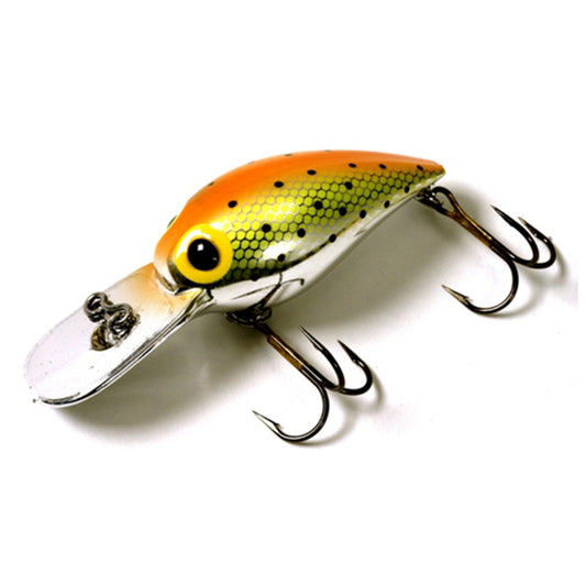 Brad's Wiggler - Orange, Chartreuse Speck