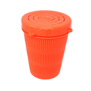 Beau Mac Bait Jar Vented PE 29 oz Orange