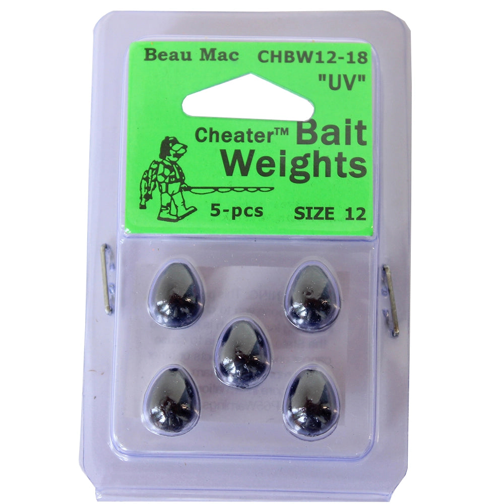 Beau Mac Cheater Bait Weights Black