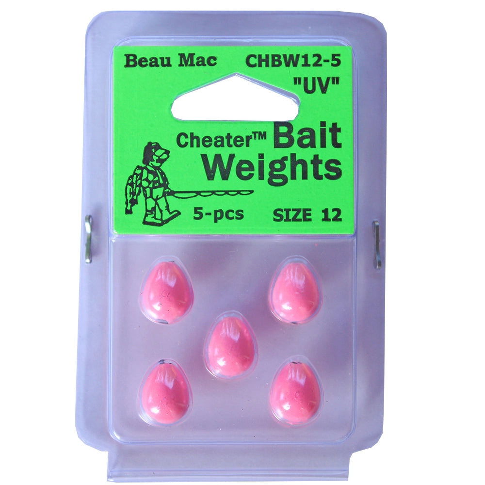 Beau Mac Cheater Bait Weights Bubblegum Pink