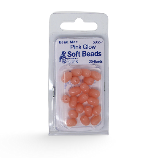 Beau Mac Oval Soft Beads Pink Glow