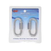 Beau Mac Quick Link Connectors 1/4 in rope