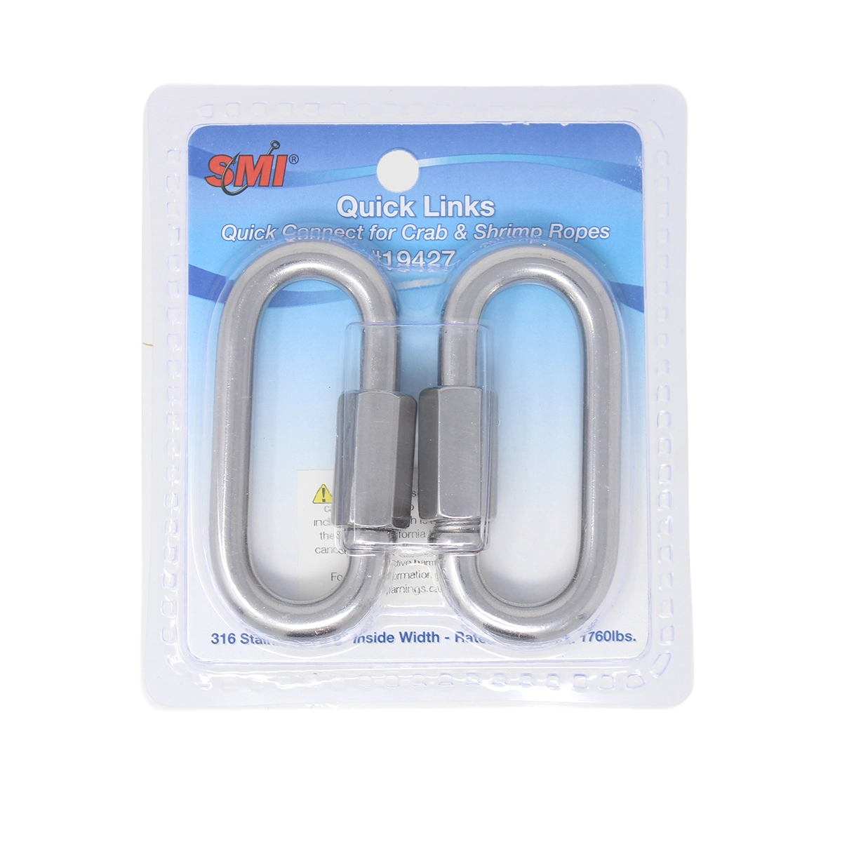 Beau Mac Quick Link Connectors 3/8 in rope