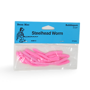 Beau Mac Steelhead Worms 2 Bubblegum