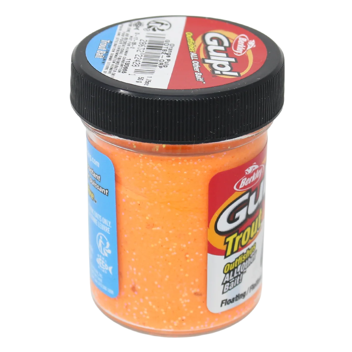 Berkley Gulp Trout Dough Orange Pulp