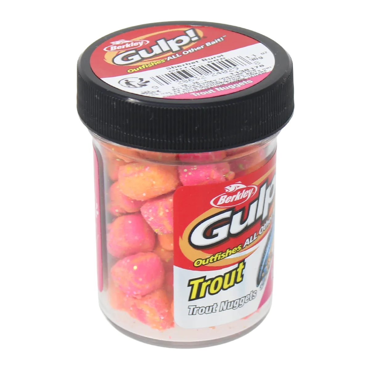 Berkley Gulp Trout Nuggets Sherbet Burst