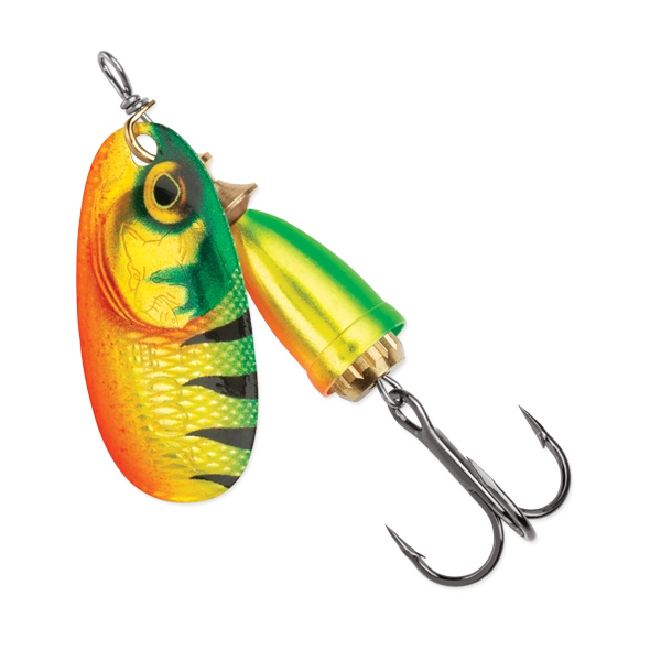 blue and yellow vibration fishing lures Fox Classic Vibrax Northern Lights Series-Green Chartreuse The Stingeye is a great fish Blue Fox Classic Vibrax Spinner