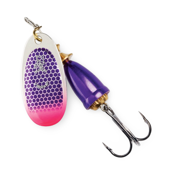 Blue Fox Vibrax Spinner Purple Scale Pink Tip UV