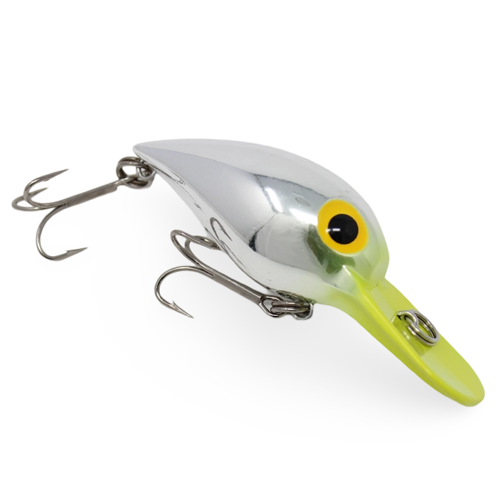 Brads Magnum Wiggler WMW021 Nickel Chartreuse Head