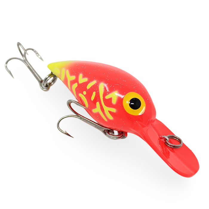 Brads Magnum Wiggler WMW038 Red Yellow Tiger