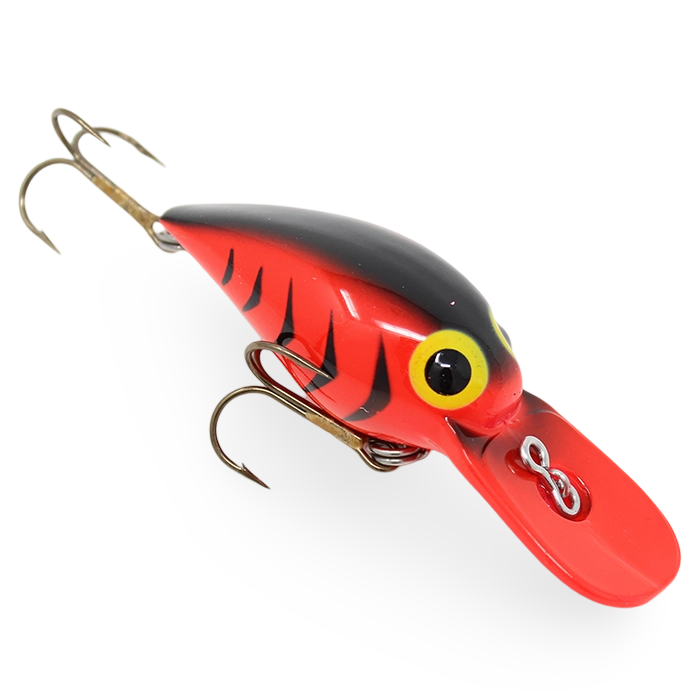 Brads Wiggler BW17 Fl Red Black Herring Bone