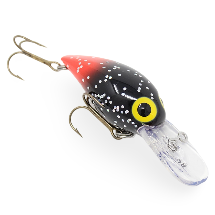 Brads Wiggler BW30 Black Silver Flake Red Butt