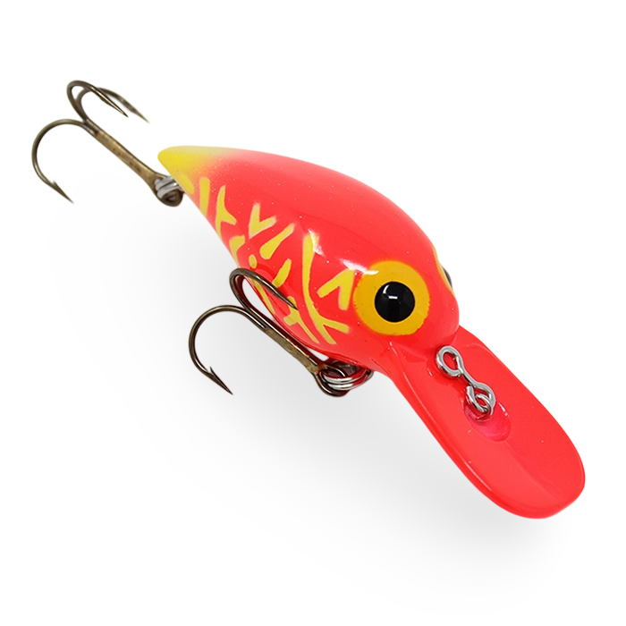 Brads Wiggler BW38 Fl Red Yellow Tiger