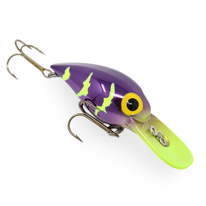 Brads Wiggler BW43 Metallic Purple Chartreuse