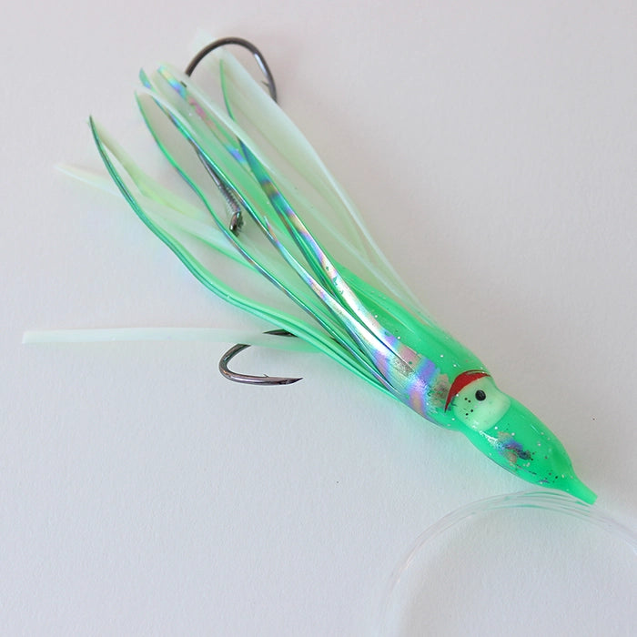 Delta Tackle Salmon Trolling Rig Glow Green Oil Slick