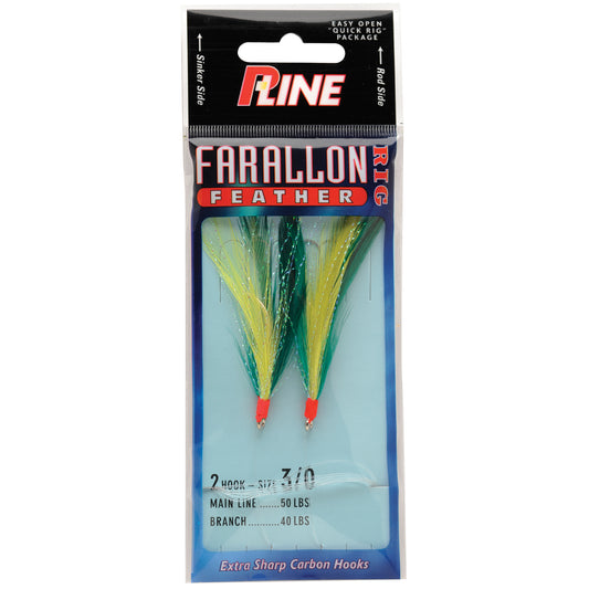 P-Line Farallon Feathers Green & Chartreuse