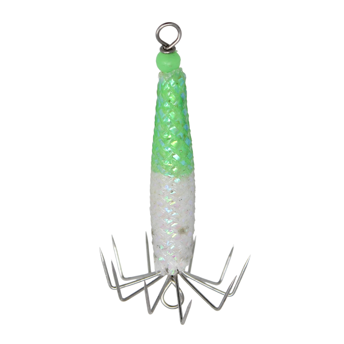 Fishermans Gold Squid Jig Glow Green