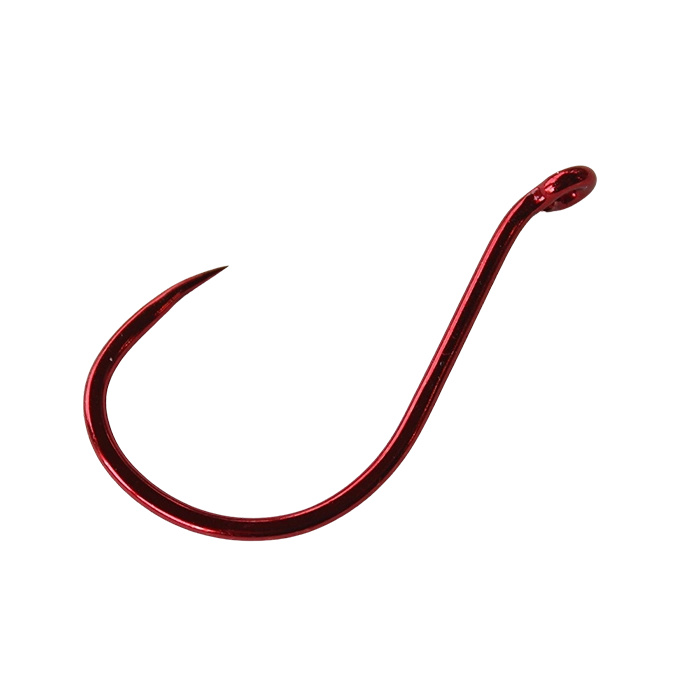 Gamakatsu Barbless Red Octopus Hook